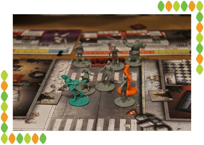 Zombicide board game components 